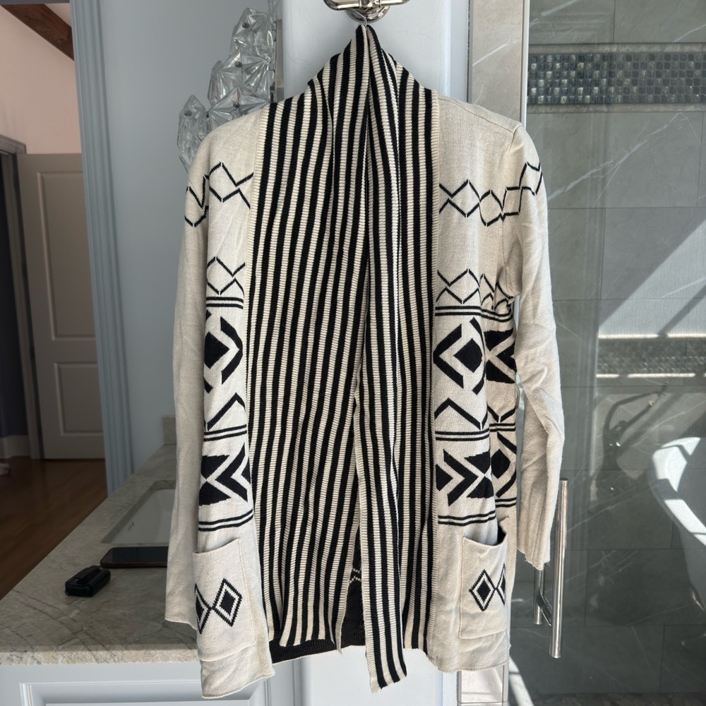 Ash Rain + Oak Aztec Print Cardigan Large - Picture 9 of 10